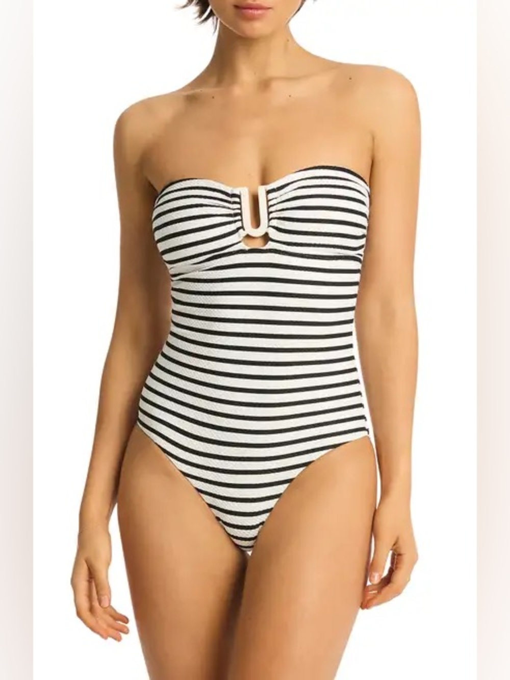 Sea Level U-Bar One-Piece Bathing Suit - Picture 2 of 7